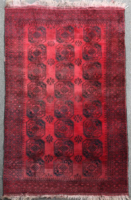 A Bokhara carpet, 10ft 3in by 7ft 7in.